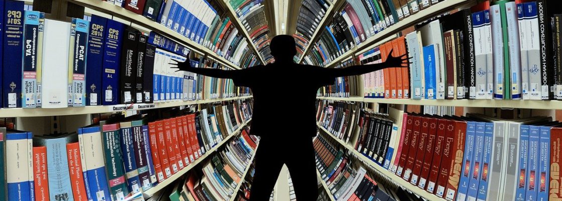 library, books, knowledge