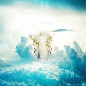 heaven, jesus, clouds