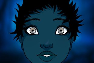 child, afraid, night