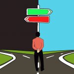 decision, choice, path