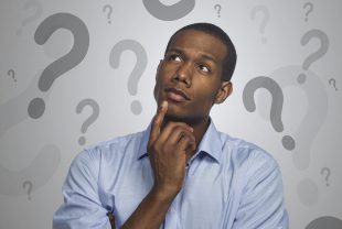 man, thinking, doubt