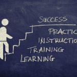 success, stairs, board